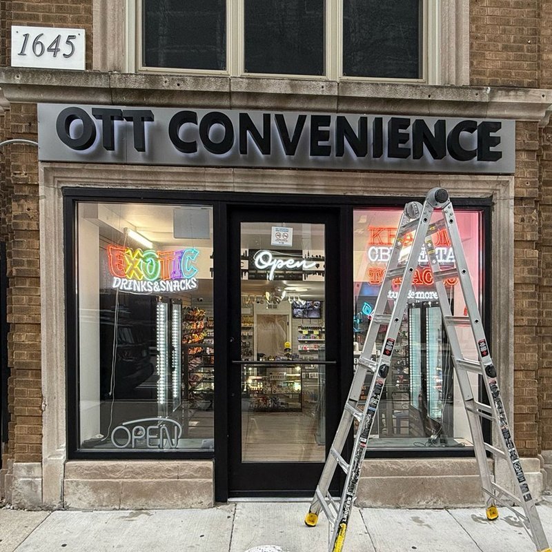 Ott Convenience — Dimensional Letters — Magic Sign Design Chicago