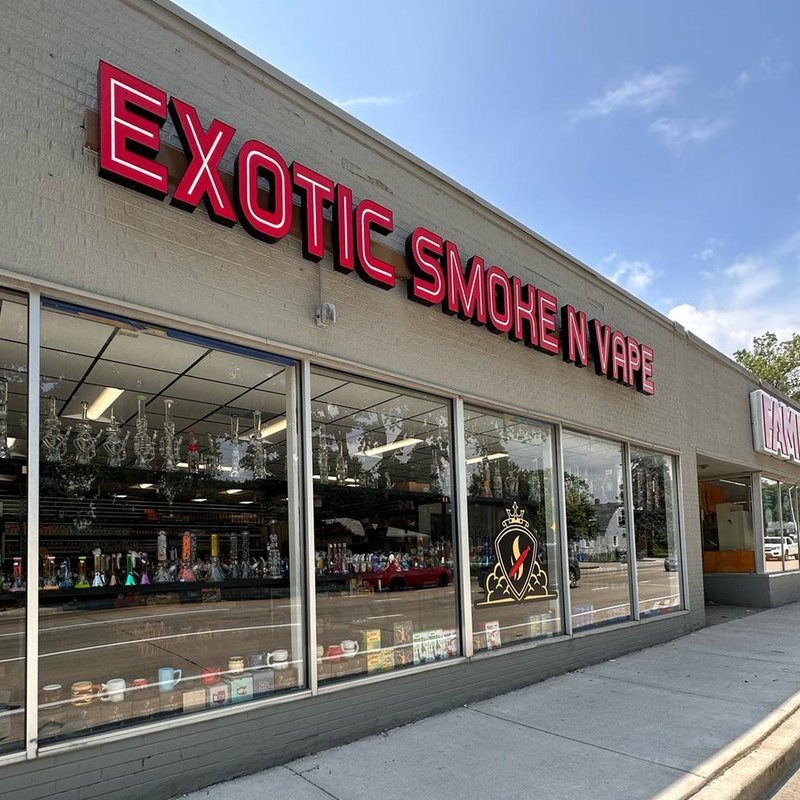 Exotic Smoke N Vape — Channel Letters — Magic Sign Design Chicago