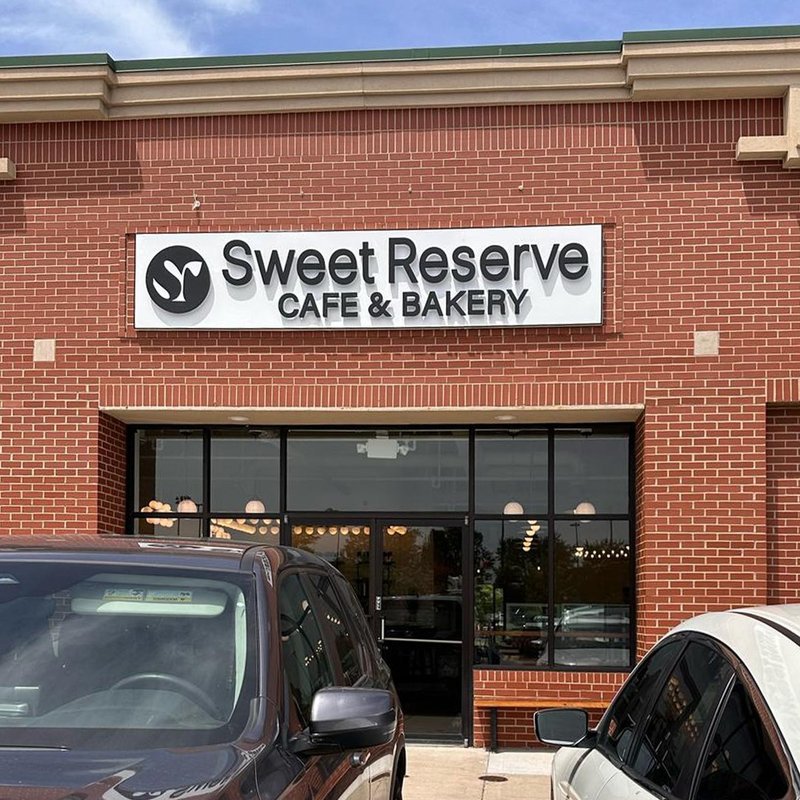 Sweet Reserve — Brick Building Sign — Magic Sign Design Chicago