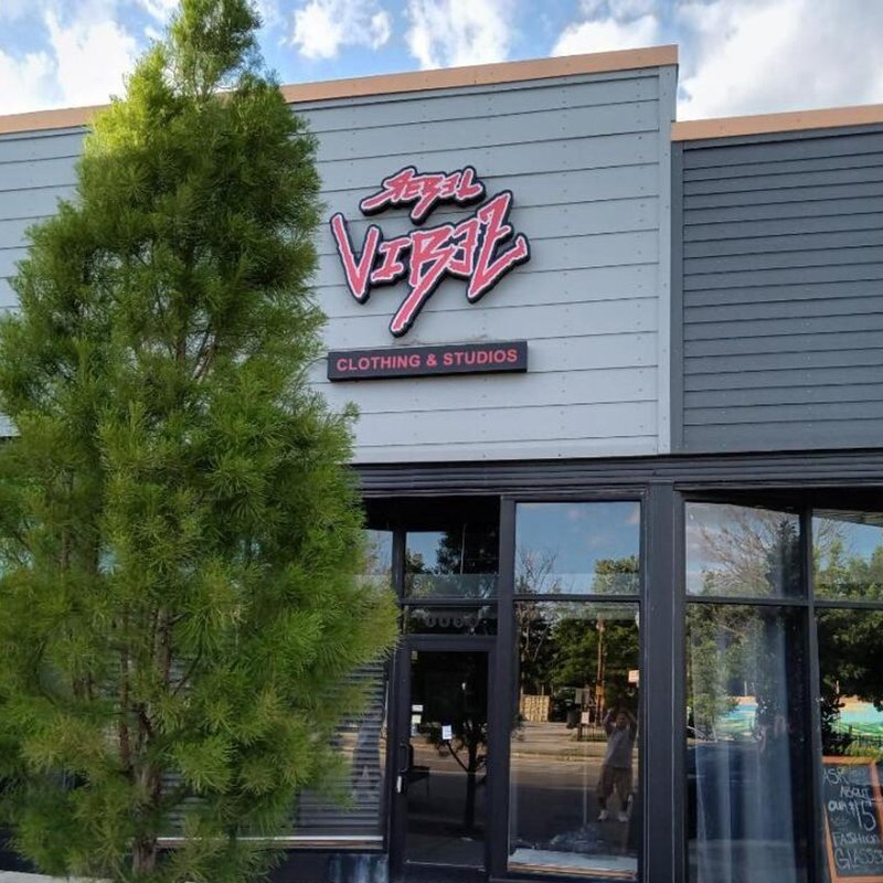 Rebel Vibez Clothing — Dimensional Sign — Magic Sign Design Chicago